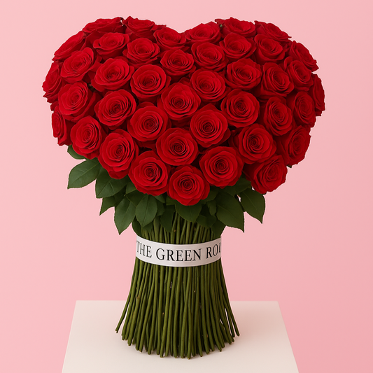 Red roses bouquet