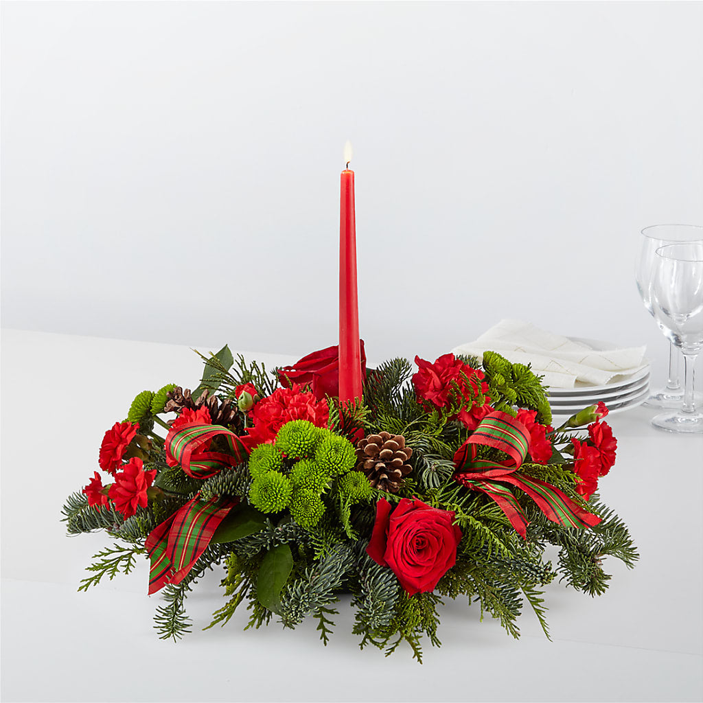 By the Candlelight Centerpiece – Green Room Flowers Llc, Tucson AZ