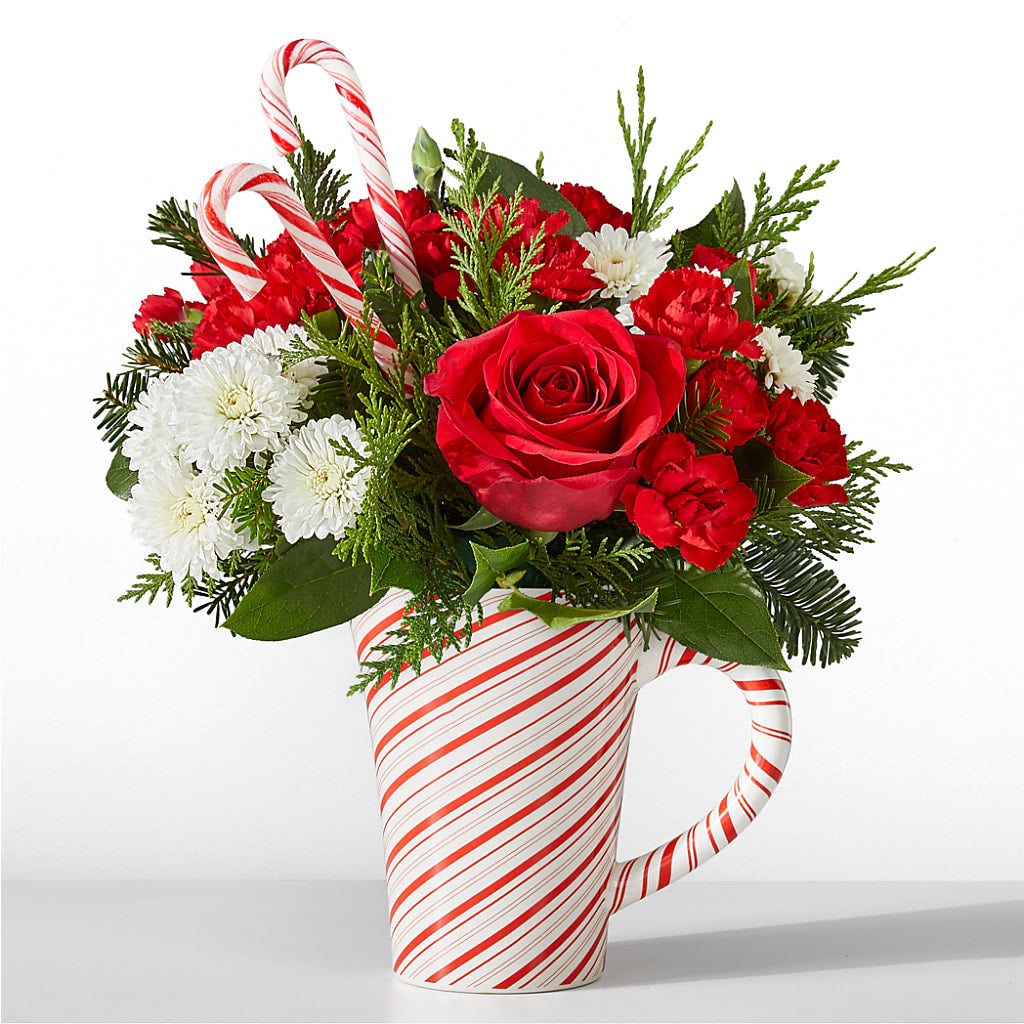 Peppermint Swirl Mug – Green Room Flowers Llc, Tucson AZ