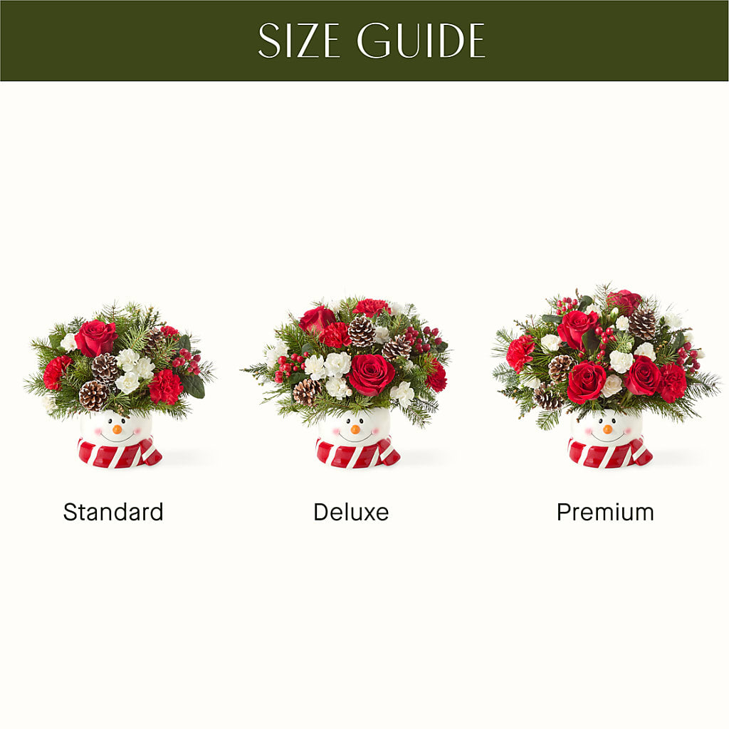 Jolly Snowman Bouquet – Green Room Flowers Llc, Tucson AZ