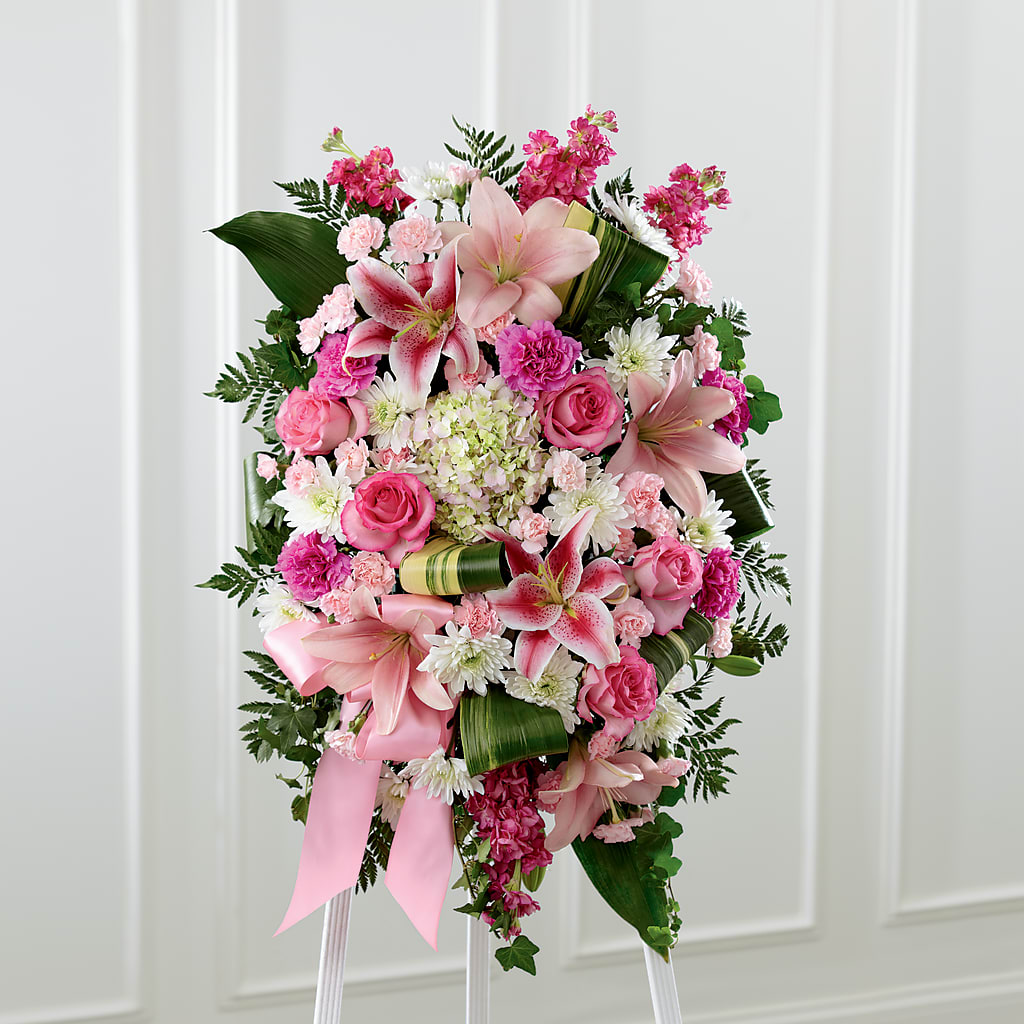 Comforting Standing Spray – Green Room Flowers Llc, Tucson AZ