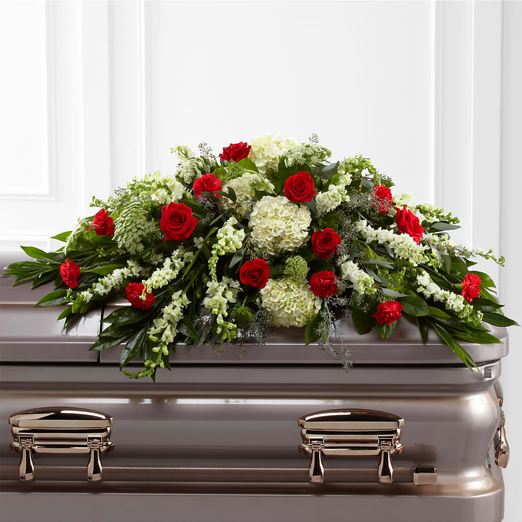 Sincerity Casket Spray – Green Room Flowers Llc, Tucson AZ