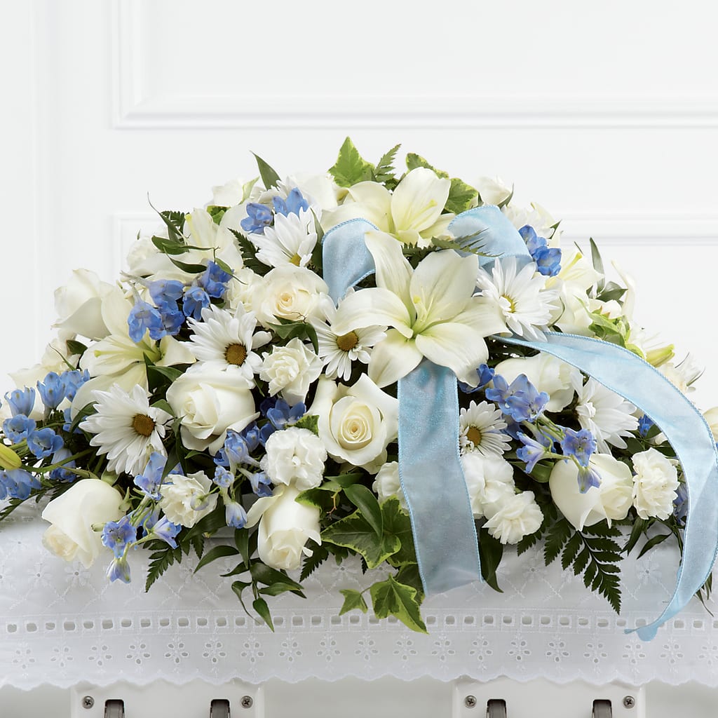 Tender Treasure Casket Spray – Green Room Flowers Llc, Tucson AZ