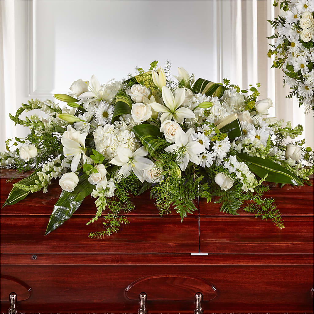 Abundance Casket Spray – Green Room Flowers Llc, Tucson AZ