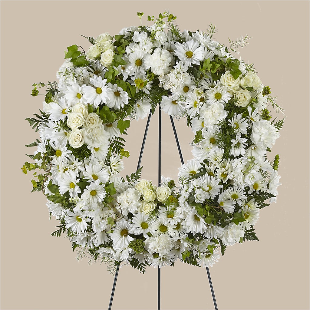 Faithful Wishes Wreath – Green Room Flowers Llc, Tucson AZ