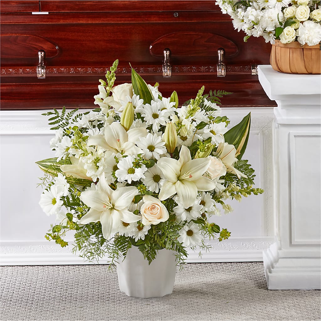 Thoughts of Tranquility Floor Basket – Green Room Flowers Llc, Tucson AZ