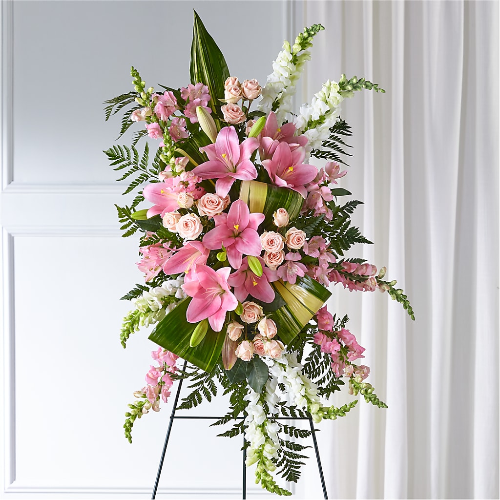 Elegant Embrace Standing Spray – Green Room Flowers Llc, Tucson AZ