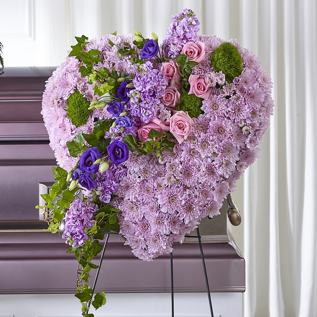 Treasured Love Standing Heart – Green Room Flowers Llc, Tucson AZ