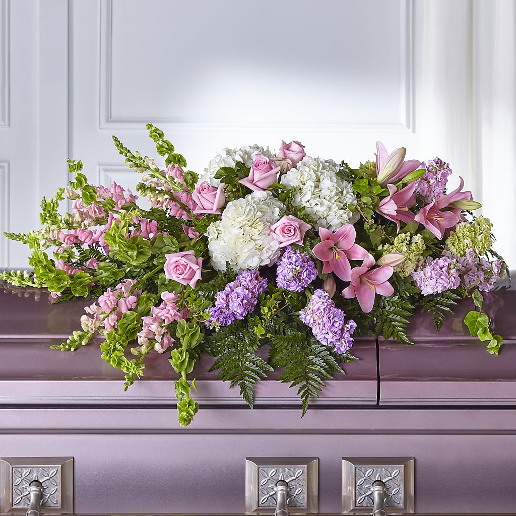 Life's Gratitude Casket Spray – Green Room Flowers Llc, Tucson AZ