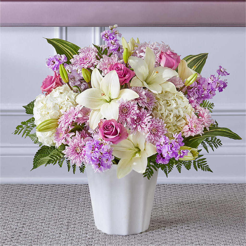 Heaven Sent Floor Basket – Green Room Flowers Llc, Tucson AZ