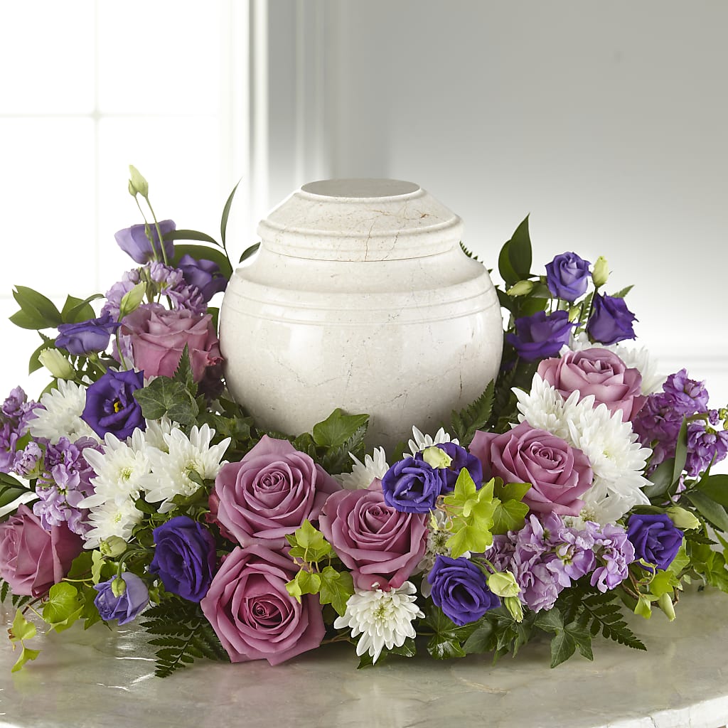 Blooming Sympathy Cremation Adornment – Green Room Flowers Llc, Tucson AZ