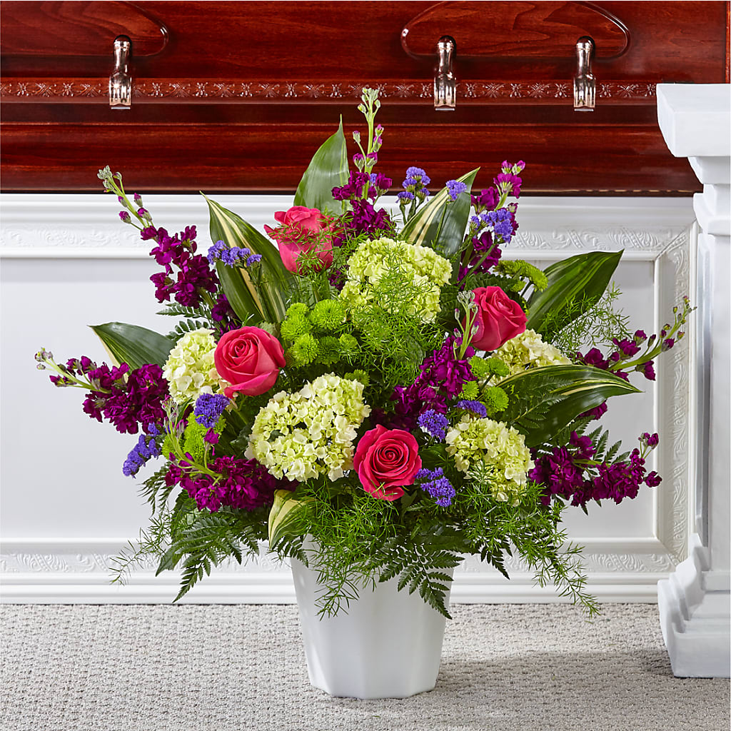 Beautiful Horizons Floor Basket – Green Room Flowers Llc, Tucson AZ