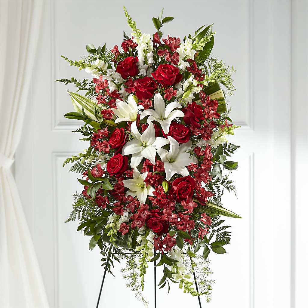 Everlasting Memory Standing Spray – Green Room Flowers Llc, Tucson AZ