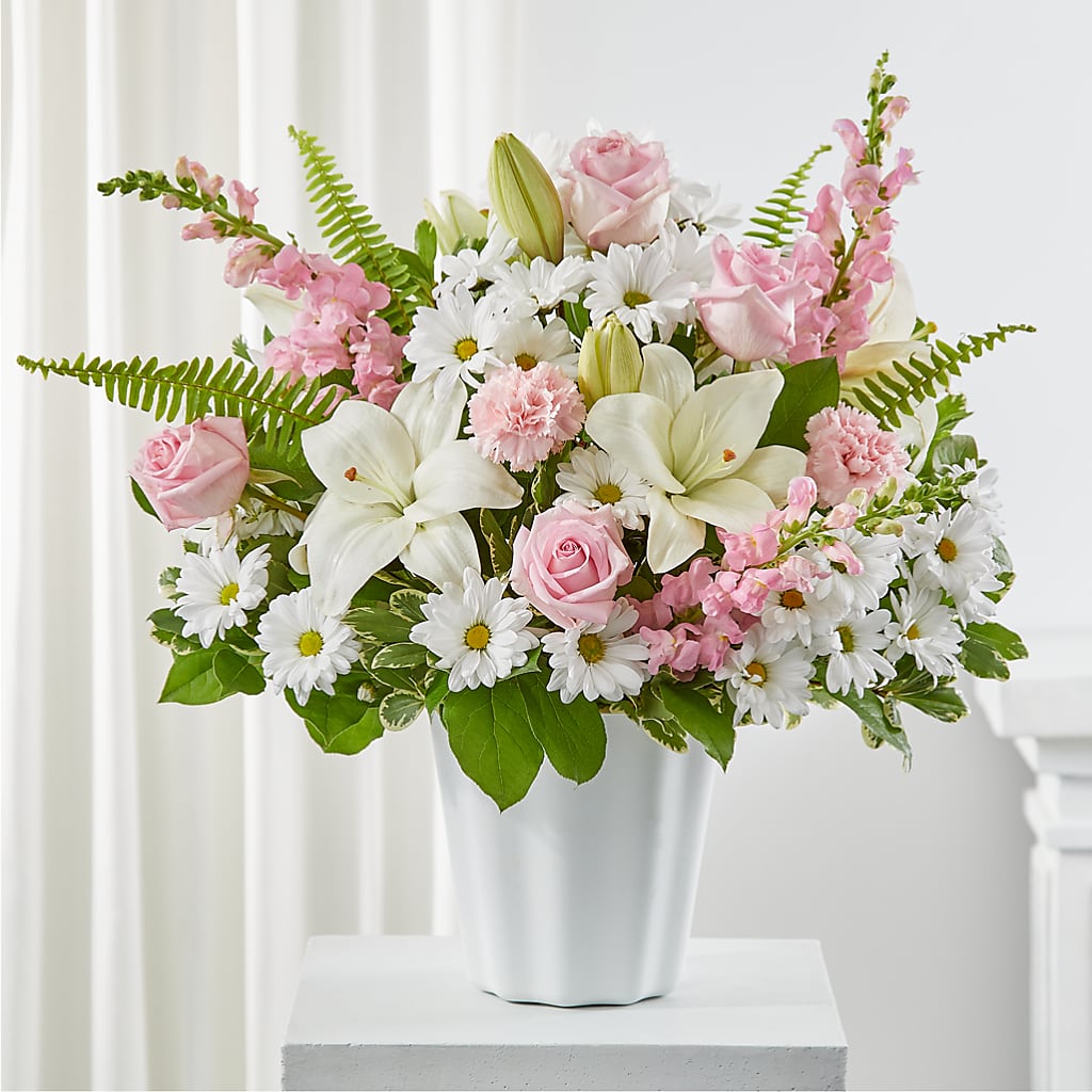 Soft Touch Tabletop Basket – Green Room Flowers Llc, Tucson AZ