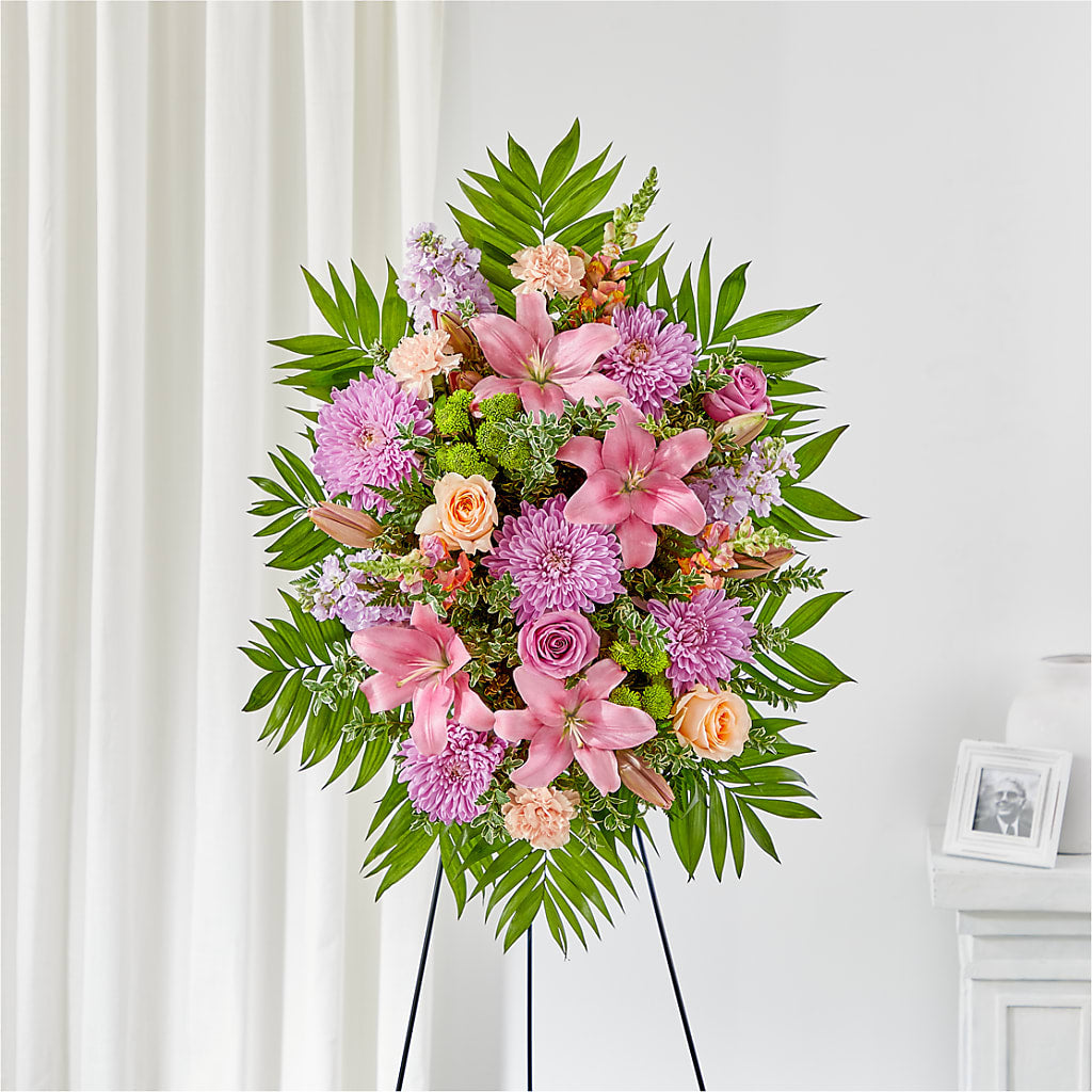 Love & Light Standing Spray – Green Room Flowers Llc, Tucson AZ