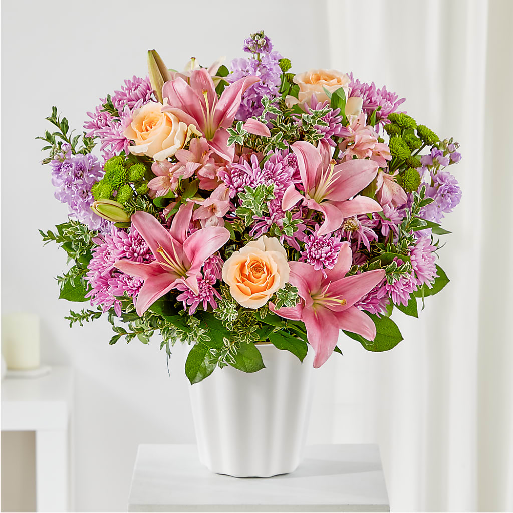 Supportive Embrace Tabletop Basket – Green Room Flowers Llc, Tucson AZ