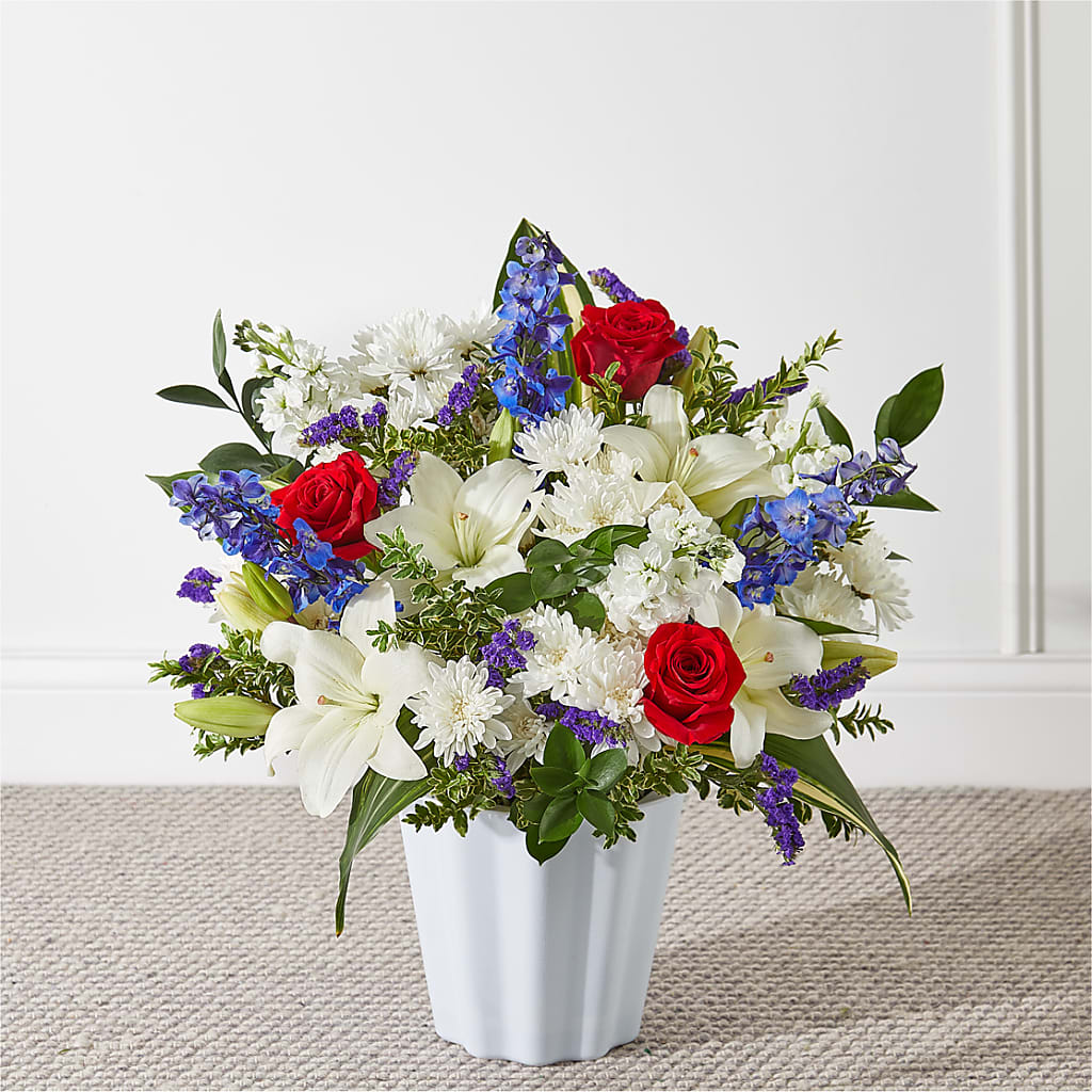 Consoled Floor Basket – Green Room Flowers Llc, Tucson AZ