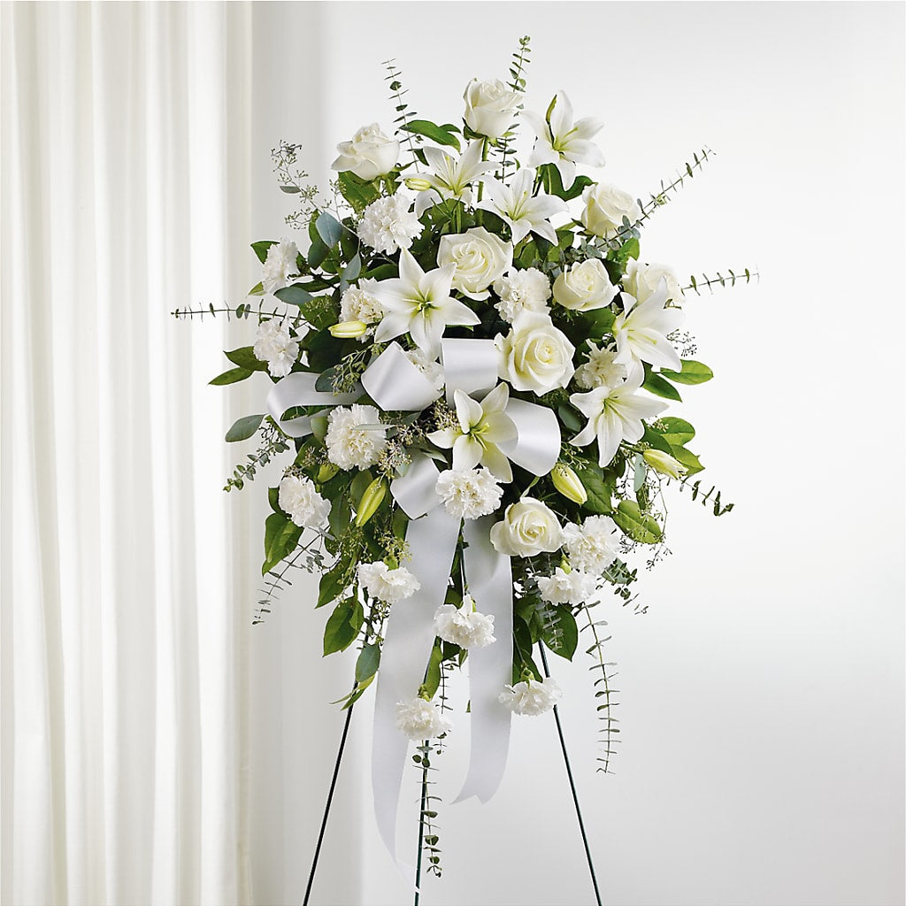 With Care Standing Spray – Green Room Flowers Llc, Tucson AZ