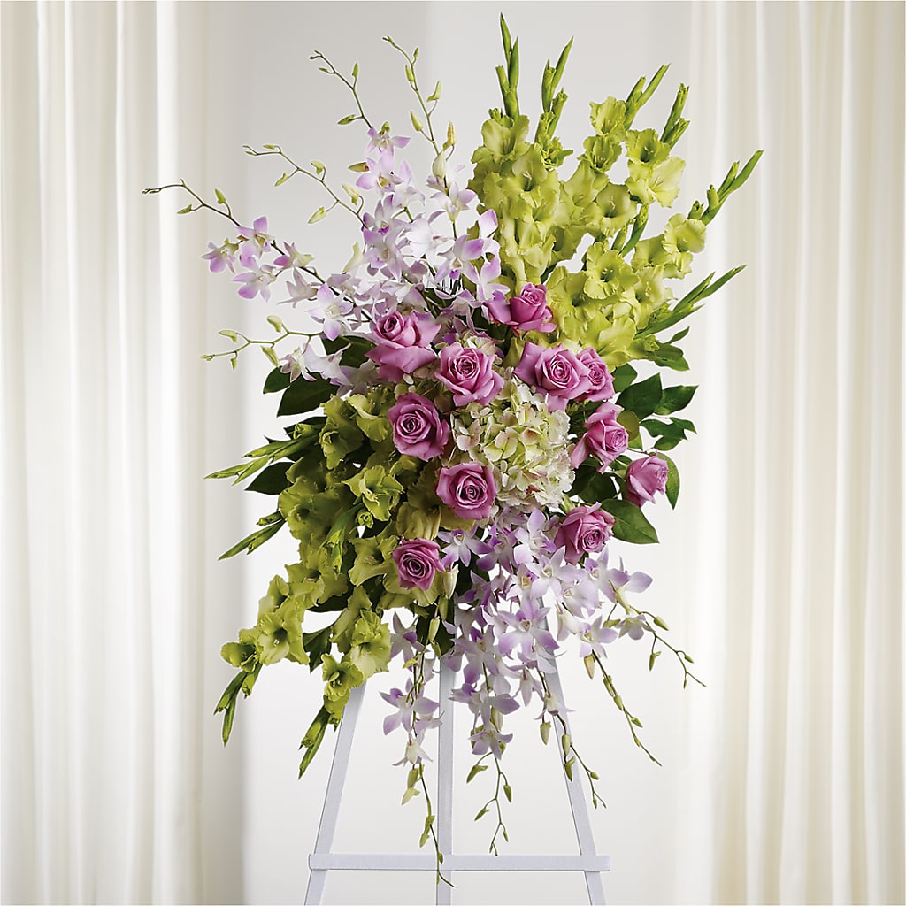 Lasting Legacy Standing Spray – Green Room Flowers Llc, Tucson AZ