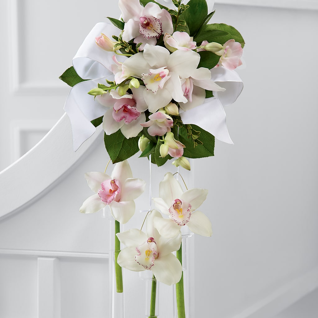 Perfect Entrance Pew Arrangement – Green Room Flowers Llc, Tucson AZ