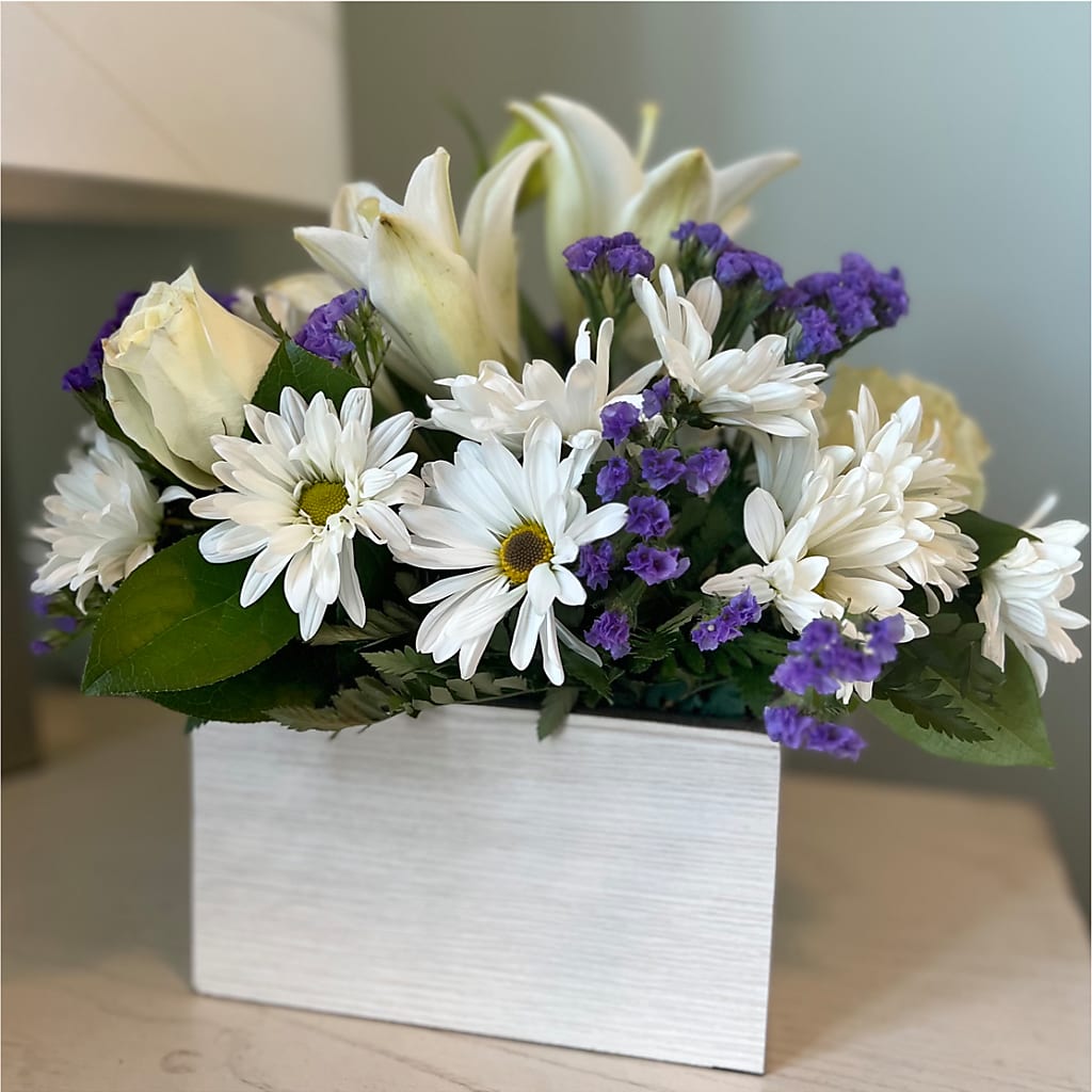 Beyond Blue Box Bouquet –  Green Room Flowers Llc, Tucson AZ