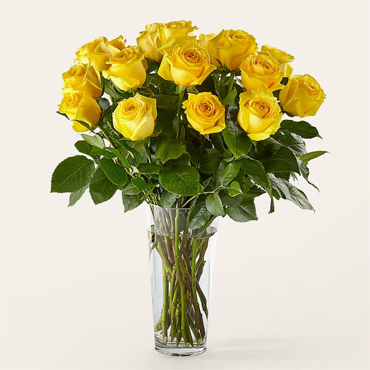 Long Stem Yellow Rose Bouquet –  Green Room Flowers Llc, Tucson AZ