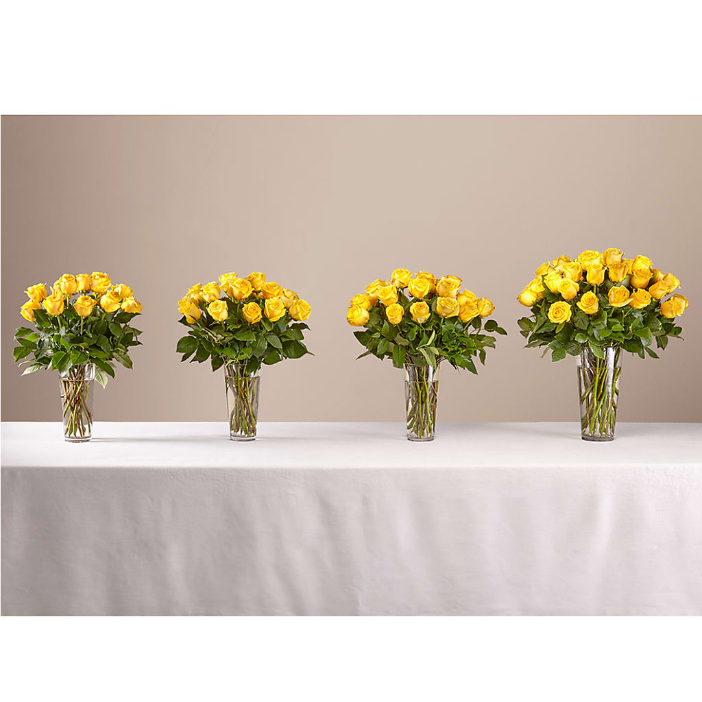 Long Stem Yellow Rose Bouquet –  Green Room Flowers Llc, Tucson AZ