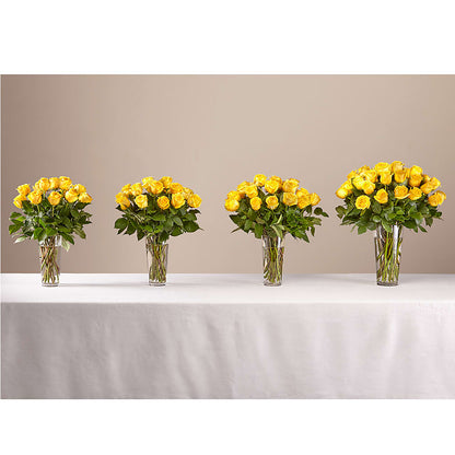 Long Stem Yellow Rose Bouquet –  Green Room Flowers Llc, Tucson AZ