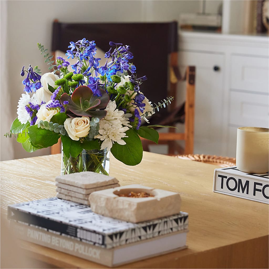Cerulean Waves Bouquet –  Green Room Flowers Llc, Tucson AZ