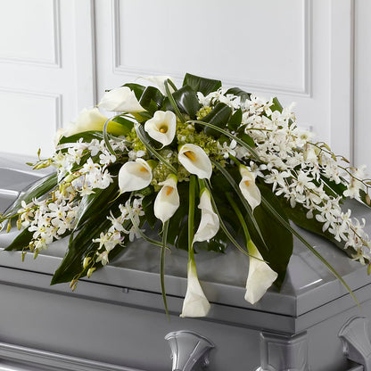 Angel Wings Casket Spray –  Green Room Flowers Llc, Tucson AZ
