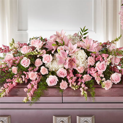 Life & Remembrance Casket Spray –  Green Room Flowers Llc, Tucson AZ