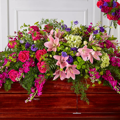 Radiant Tribute Casket Spray –  Green Room Flowers Llc, Tucson AZ