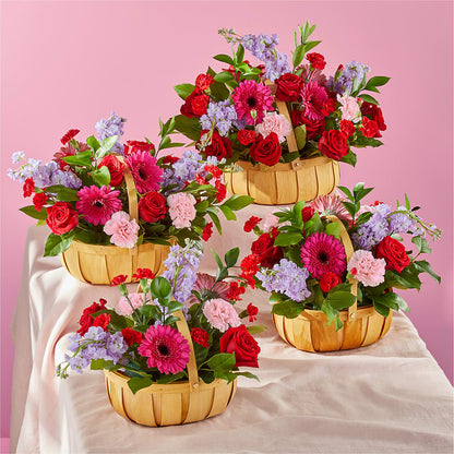 Pink Picnic Basket –  Green Room Flowers Llc, Tucson AZ