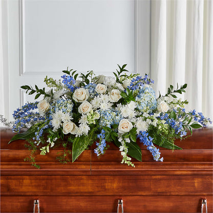 Timeless Essence Casket Spray –  Green Room Flowers Llc, Tucson AZ