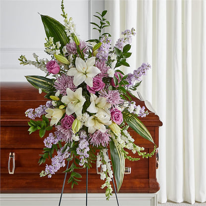Grateful Hearts Standing Spray –  Green Room Flowers Llc, Tucson AZ