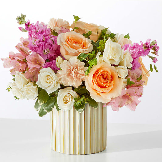 Paradise Bouquet with Ivory Vase –  Green Room Flowers Llc, Tucson AZ
