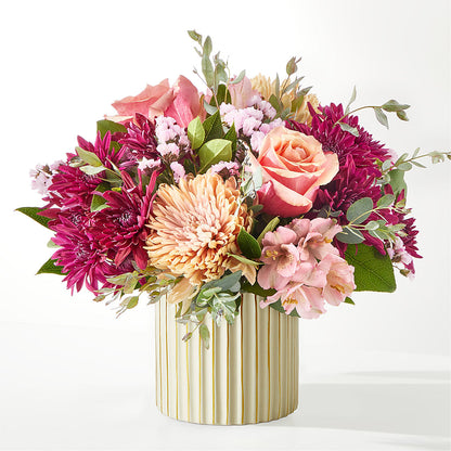 Berry Cobbler Bouquet with Ivory Vase –  Green Room Flowers Llc, Tucson AZ
