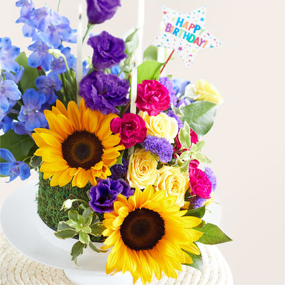 Star of the Day Floral Cake –  Green Room Flowers Llc, Tucson AZ