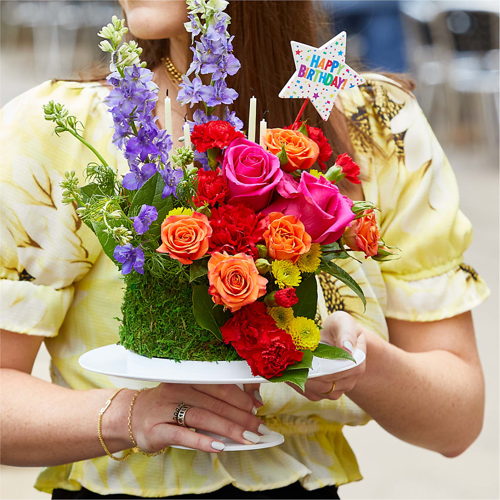 Best Year Yet Floral Cake –  Green Room Flowers Llc, Tucson AZ