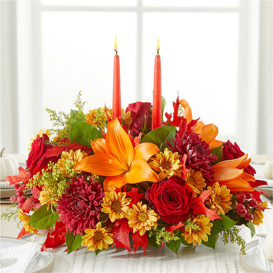 Autumn's Embrace Centerpiece –  Green Room Flowers Llc, Tucson AZ