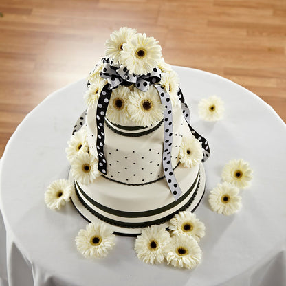 Simple Sophistication Cake Décor –  Green Room Flowers Llc, Tucson AZ
