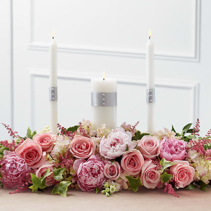 Worldwide Romance Unity Candle Arrangement –  Green Room Flowers Llc, Tucson AZ