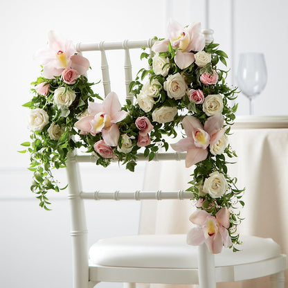 Orchid Rose Chair Décor –  Green Room Flowers Llc, Tucson AZ