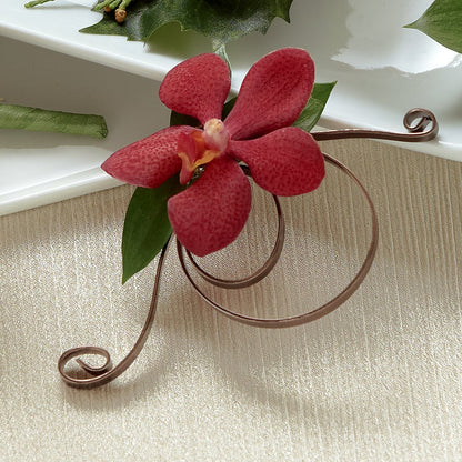 Red Mokara Boutonniere –  Green Room Flowers Llc, Tucson AZ